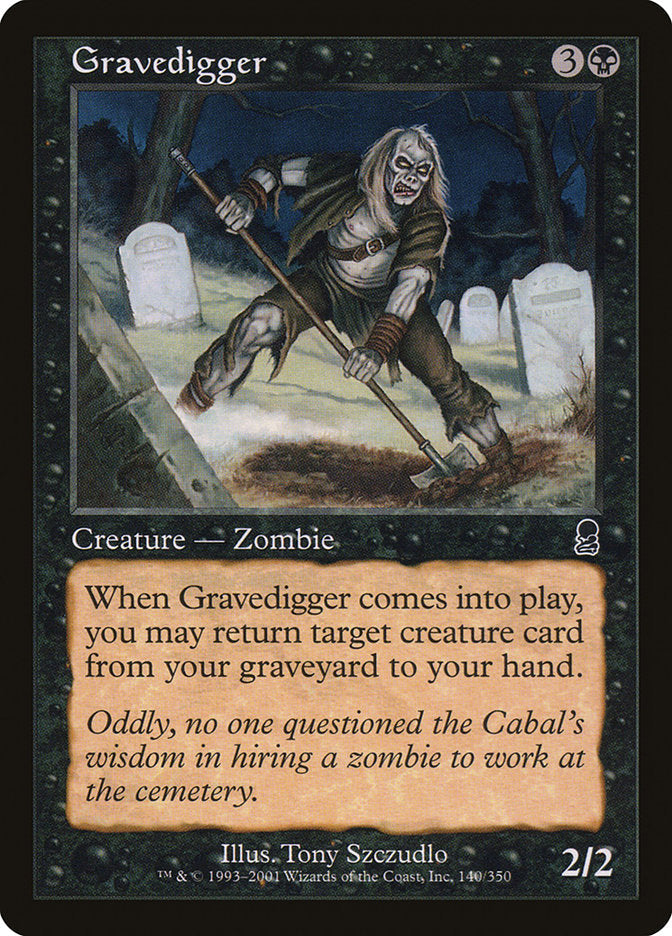 Gravedigger [Odyssey] Magic: The Gathering
