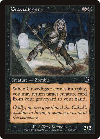 Gravedigger [Odyssey] Magic: The Gathering