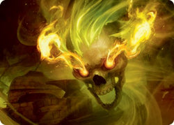 Flameskull Art Card [Dungeons & Dragons: Adventures in the Forgotten Realms Art Series] Magic: The Gathering