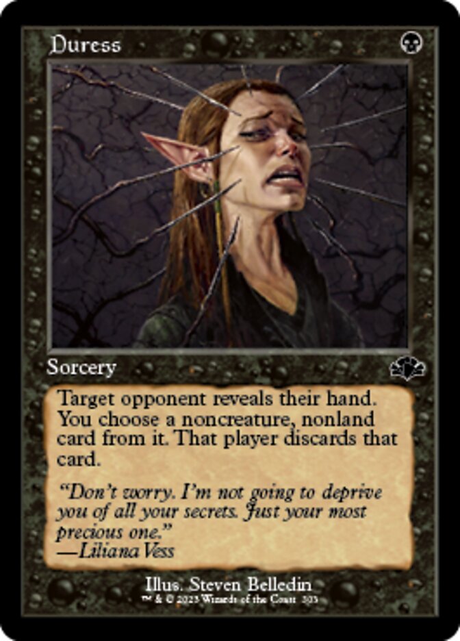 Duress (Retro) [Dominaria Remastered] Magic: The Gathering