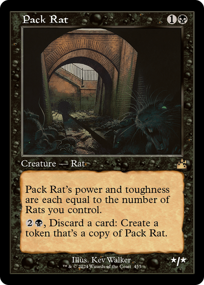 Pack Rat (Retro Frame) [Ravnica Remastered] Magic: The Gathering