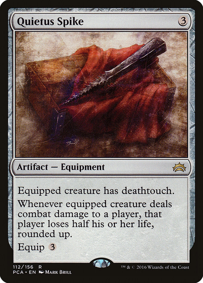 Quietus Spike [Planechase Anthology] Magic: The Gathering