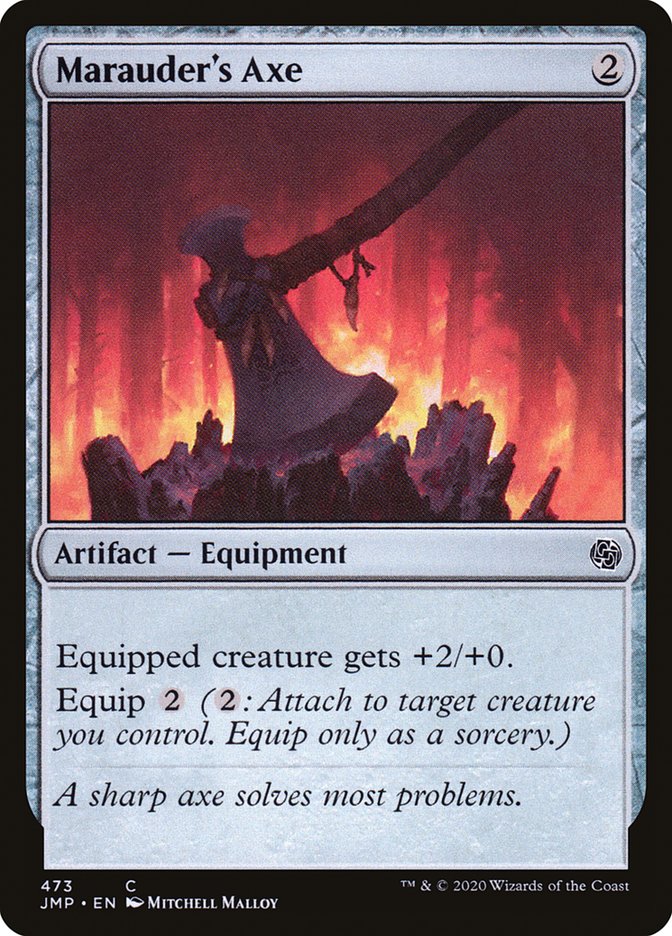 Marauder's Axe [Jumpstart] Magic: The Gathering