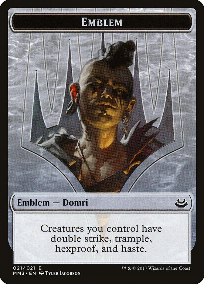 Domri Rade Emblem [Modern Masters 2017 Tokens] Magic: The Gathering