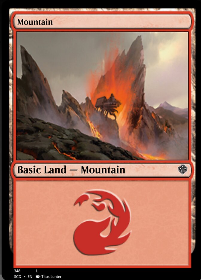 Mountain (348) [Starter Commander Decks] Magic: The Gathering