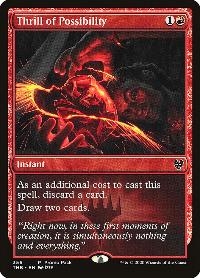 Thrill of Possibility (Promo Pack) [Theros Beyond Death Promos] Magic: The Gathering