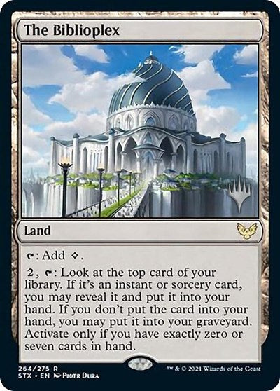 The Biblioplex (Promo Pack) [Strixhaven: School of Mages Promos] Magic: The Gathering