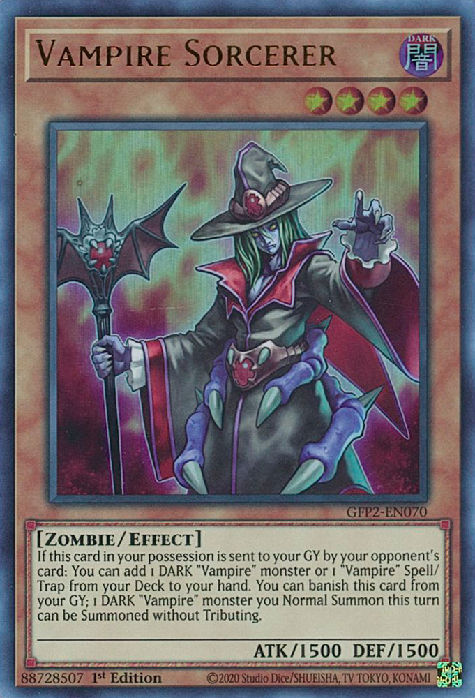Vampire Sorcerer [GFP2-EN070] Ultra Rare Yu-Gi-Oh!