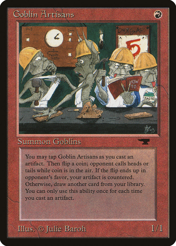 Goblin Artisans [Antiquities] Magic: The Gathering