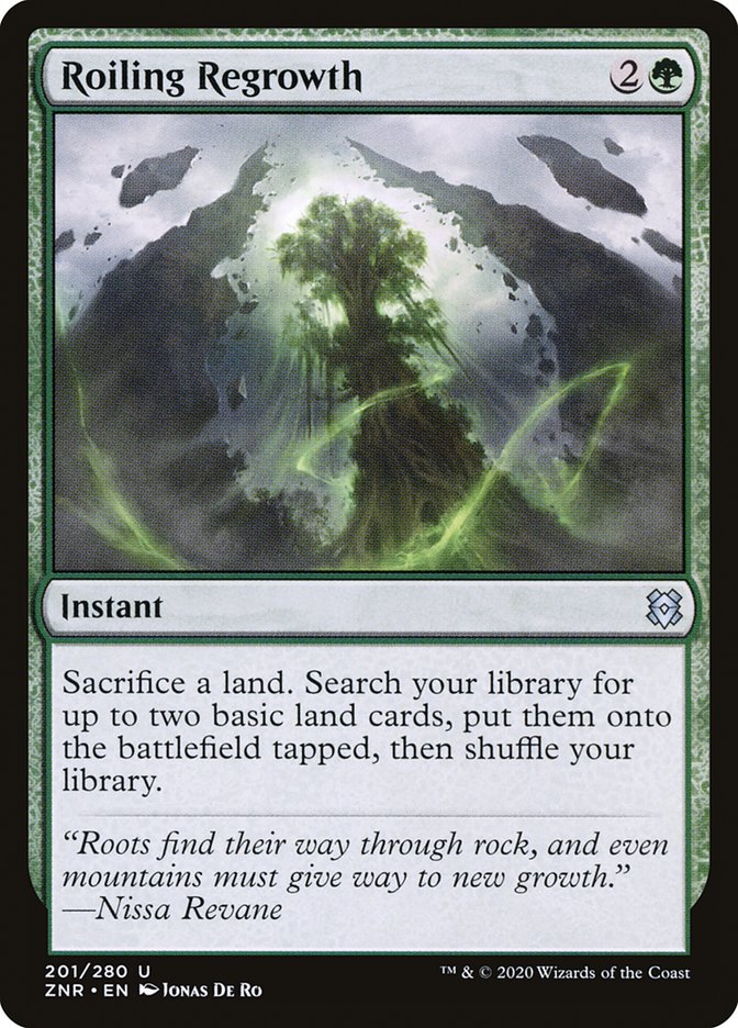 Roiling Regrowth [Zendikar Rising] Magic: The Gathering