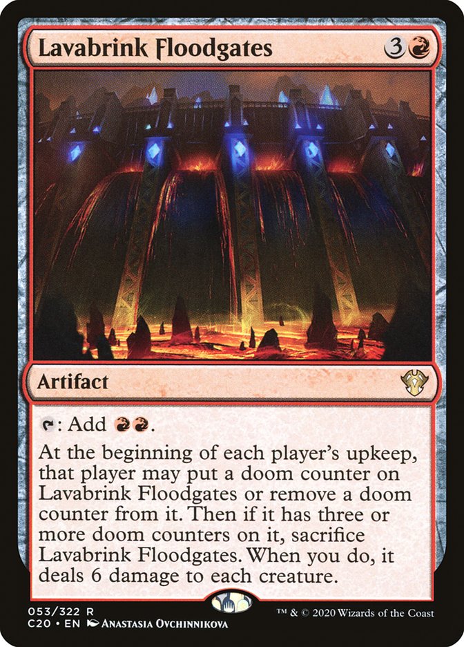 Lavabrink Floodgates [Commander 2020] Magic: The Gathering