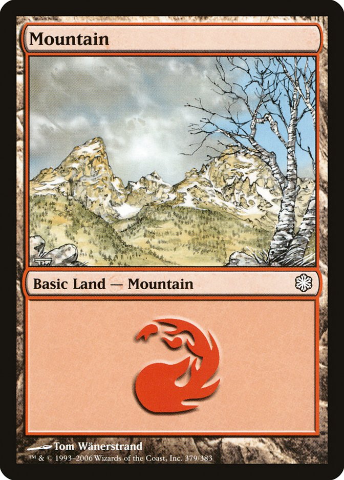 Mountain (379) [Coldsnap Theme Decks] Magic: The Gathering