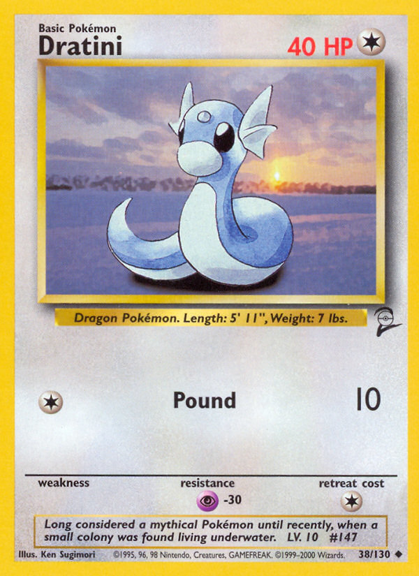 Dratini (38/130) [Base Set 2] Pokémon