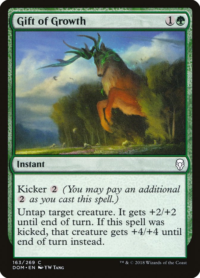 Gift of Growth [Dominaria] Magic: The Gathering