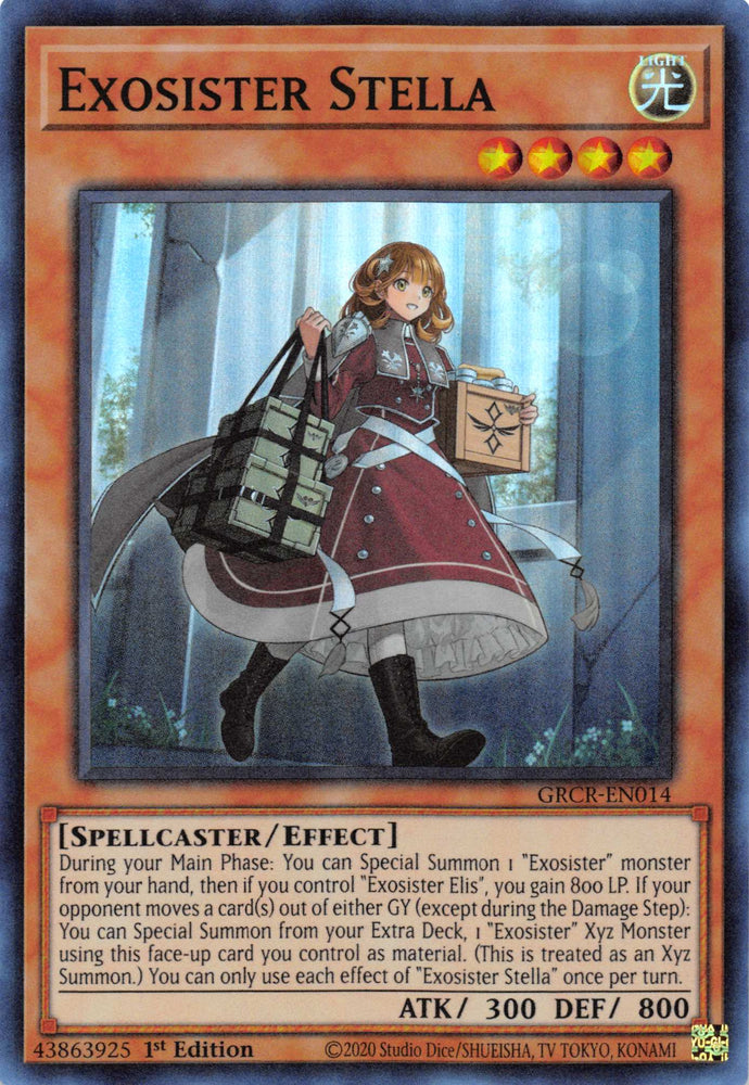 Exosister Stella [GRCR-EN014] Super Rare Yu-Gi-Oh!