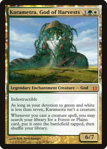 Karametra, God of Harvests [Born of the Gods] Magic: The Gathering