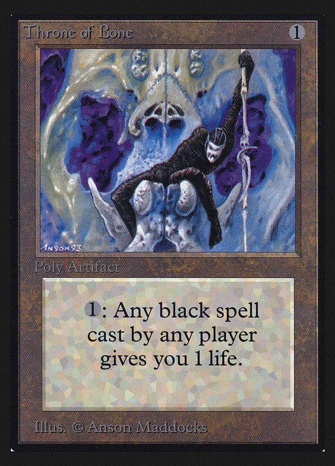 Throne of Bone [International Collectors' Edition] Magic: The Gathering