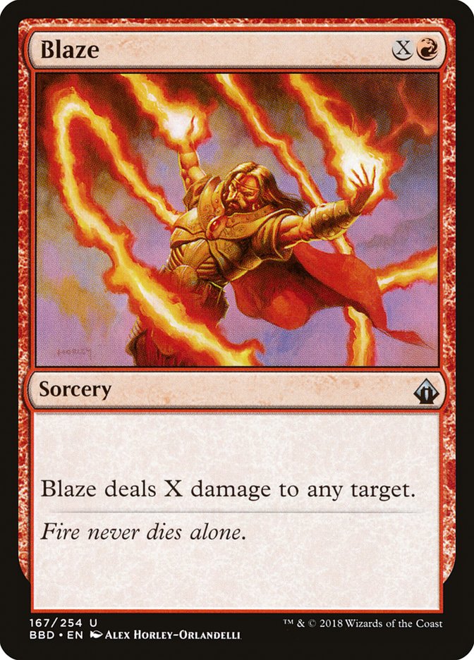 Blaze [Battlebond] Magic: The Gathering