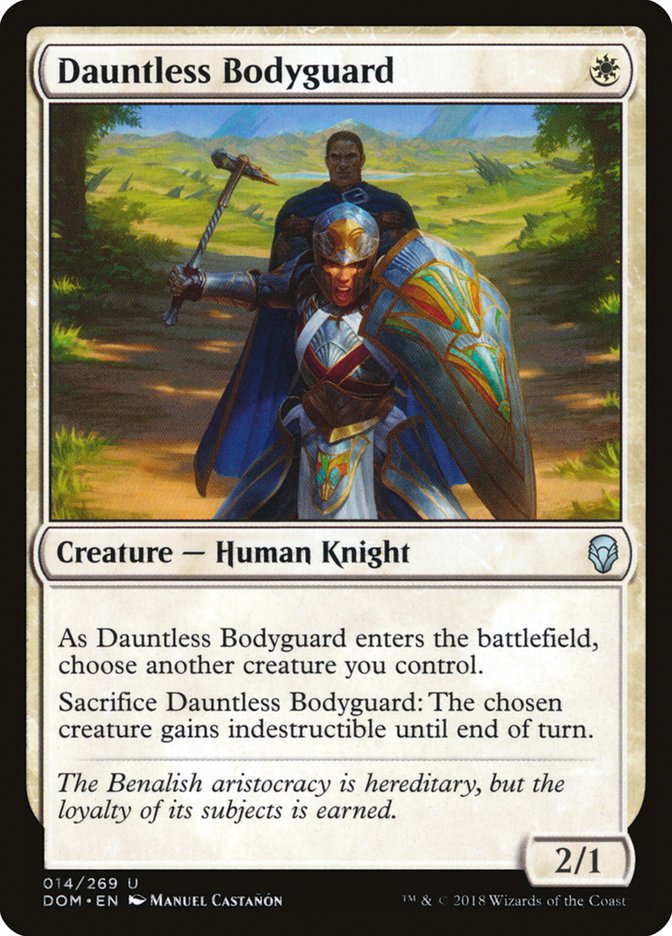 Dauntless Bodyguard [Dominaria] Magic: The Gathering
