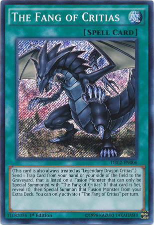 The Fang of Critias [DRL2-EN006] Secret Rare Yu-Gi-Oh!