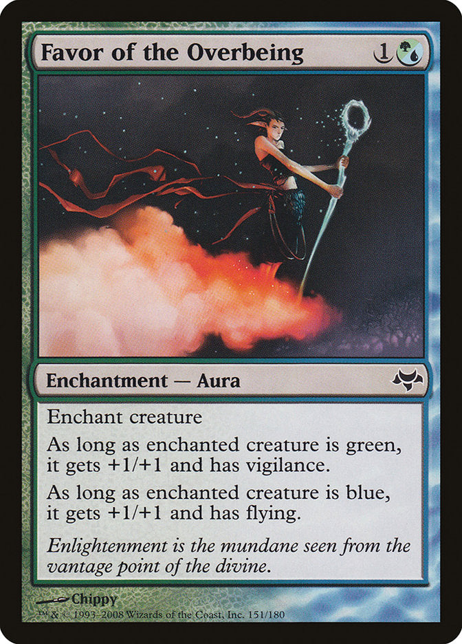 Favor of the Overbeing [Eventide] Magic: The Gathering