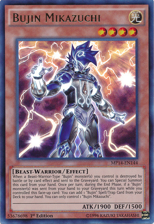 Bujin Mikazuchi [MP14-EN144] Ultra Rare Yu-Gi-Oh!