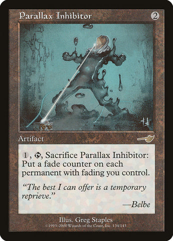 Parallax Inhibitor [Nemesis] Magic: The Gathering