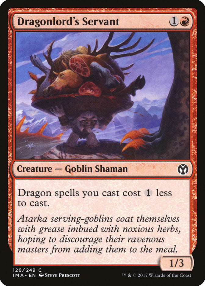 Dragonlord's Servant [Iconic Masters] Magic: The Gathering