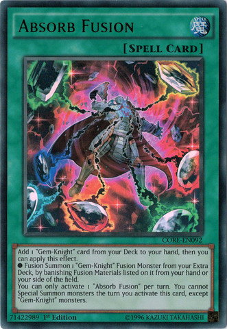 Absorb Fusion [CORE-EN092] Ultra Rare Yu-Gi-Oh!