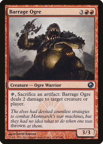 Barrage Ogre [Scars of Mirrodin] Magic: The Gathering