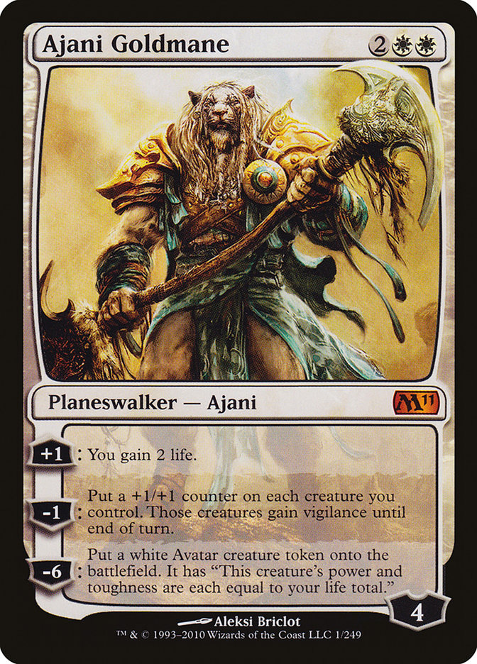 Ajani Goldmane [Magic 2011] Magic: The Gathering