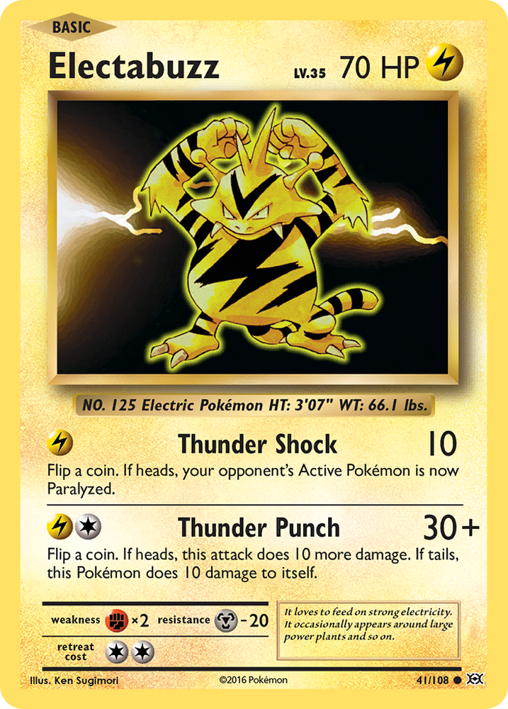 Electabuzz (41/108) [XY: Evolutions] Pokémon