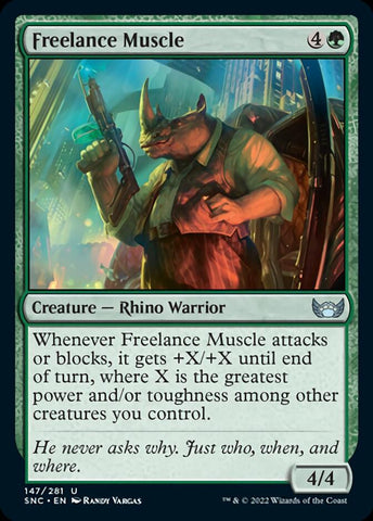 Freelance Muscle [Streets of New Capenna] Magic: The Gathering