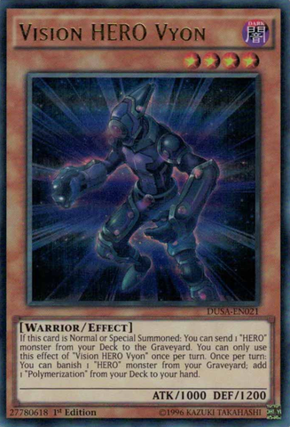 Vision Hero Vyon [DUSA-EN021] Ultra Rare Yu-Gi-Oh!