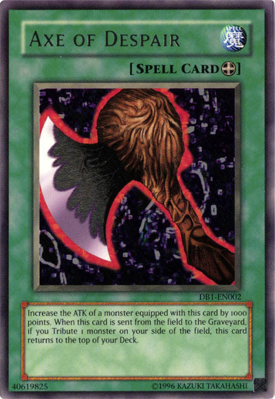 Axe of Despair [DB1-EN002] Rare Yu-Gi-Oh!