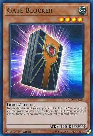 Gate Blocker [DUDE-EN029] Ultra Rare Yu-Gi-Oh!
