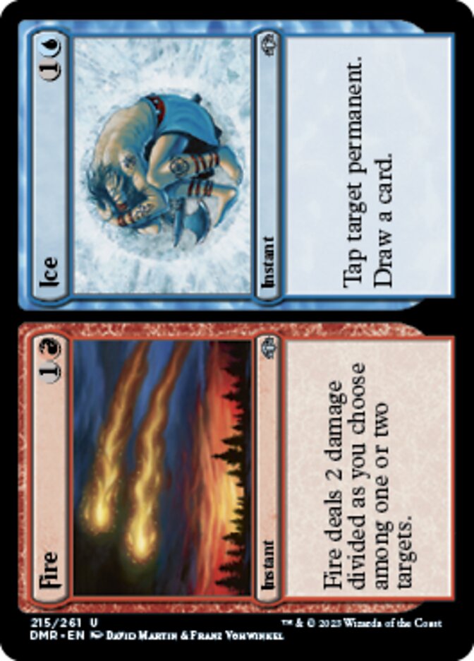 Fire // Ice [Dominaria Remastered] Magic: The Gathering