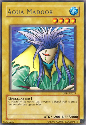 Aqua Madoor [LOB-EN027] Rare Yu-Gi-Oh!