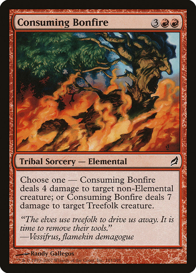 Consuming Bonfire [Lorwyn] Magic: The Gathering