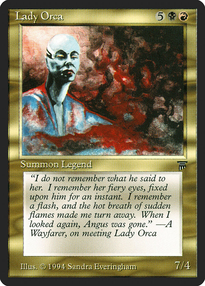 Lady Orca [Legends] Magic: The Gathering