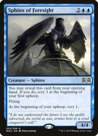 Sphinx of Foresight [Ravnica Allegiance] Magic: The Gathering