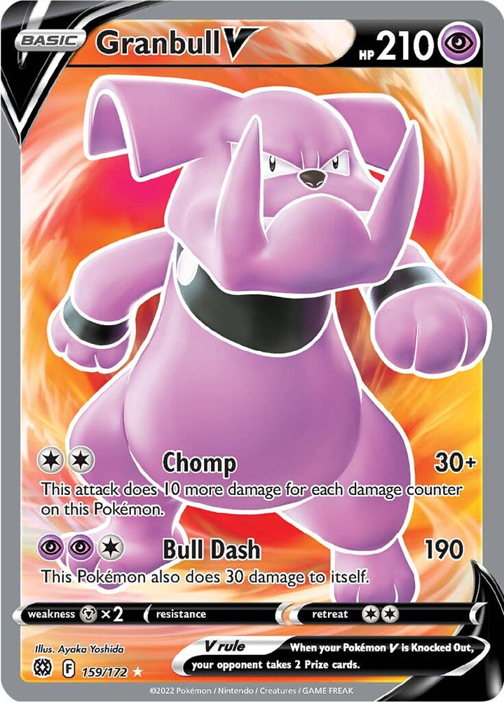 Granbull V (159/172) [Sword & Shield: Brilliant Stars] Pokémon