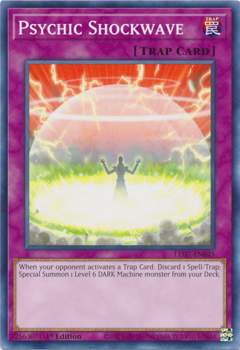 Psychic Shockwave [LED7-EN045] Common Yu-Gi-Oh!