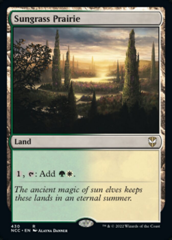 Sungrass Prairie [Streets of New Capenna Commander] Magic: The Gathering