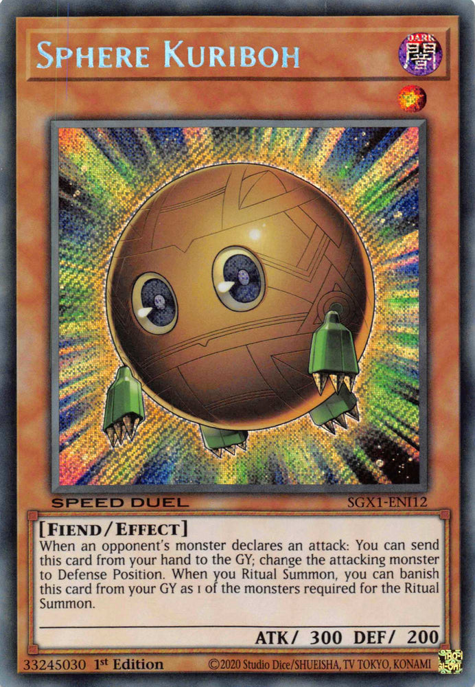 Sphere Kuriboh [SGX1-ENI12] Secret Rare Yu-Gi-Oh!