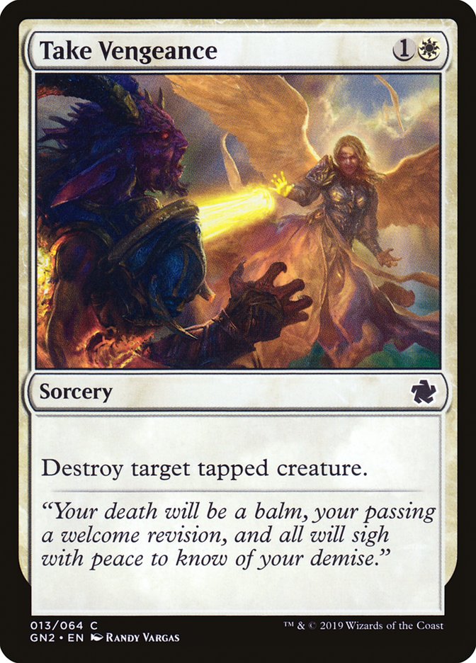 Take Vengeance [Game Night 2019] Magic: The Gathering