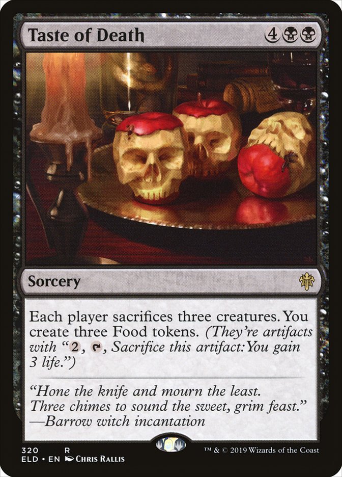Taste of Death [Throne of Eldraine] Magic: The Gathering