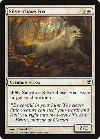 Silverchase Fox [Conspiracy] Magic: The Gathering
