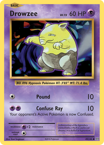 Drowzee (49/108) [XY: Evolutions] Pokémon