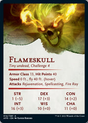 Flameskull Art Card [Dungeons & Dragons: Adventures in the Forgotten Realms Art Series] Magic: The Gathering